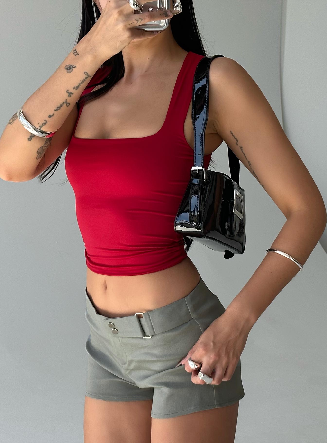 Back In Time Top Red - women's top by Ellevoria - view 14
