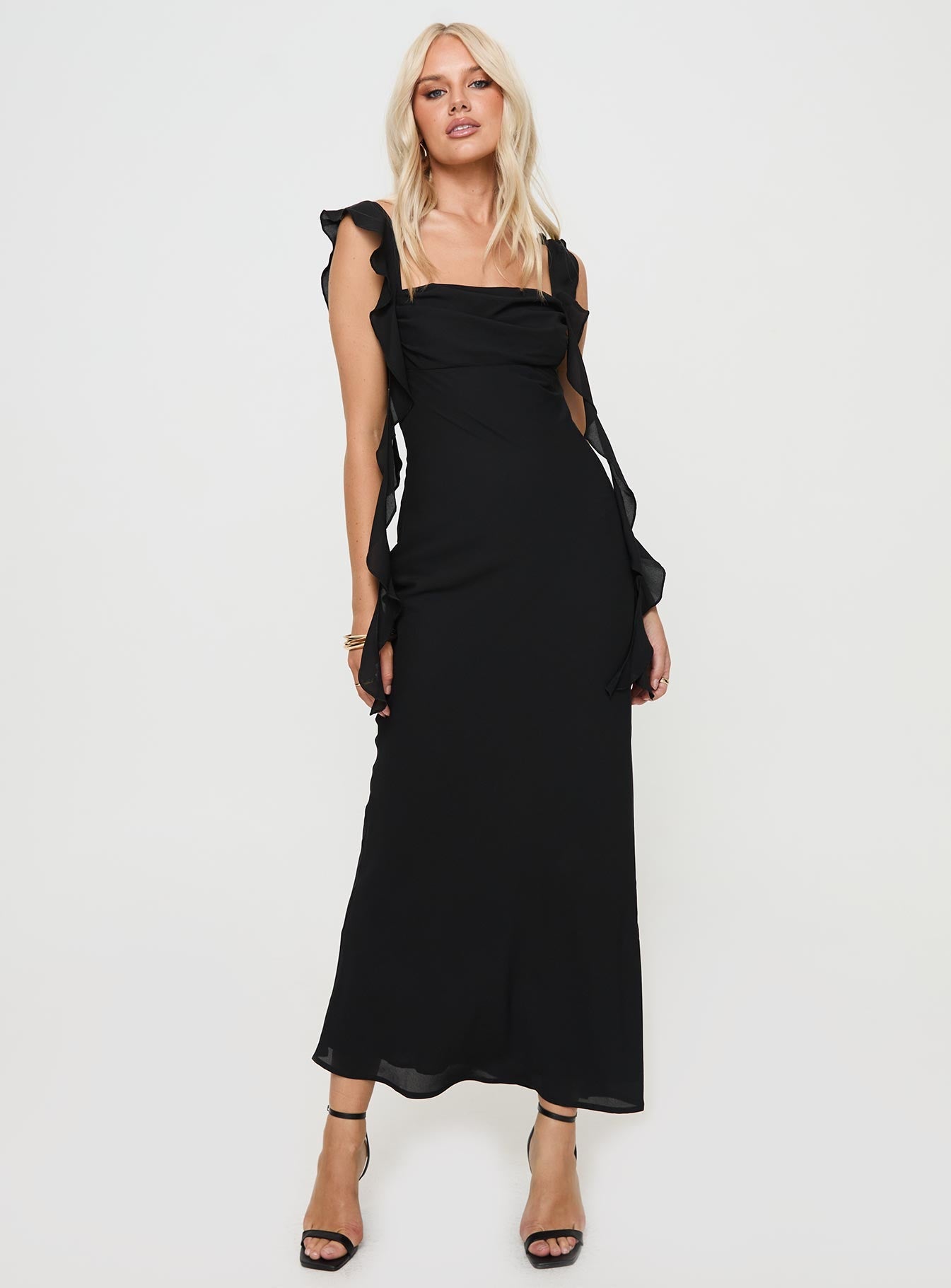 Lanai Maxi Dress Black - women's maxi dress by Ellevoria - view 3