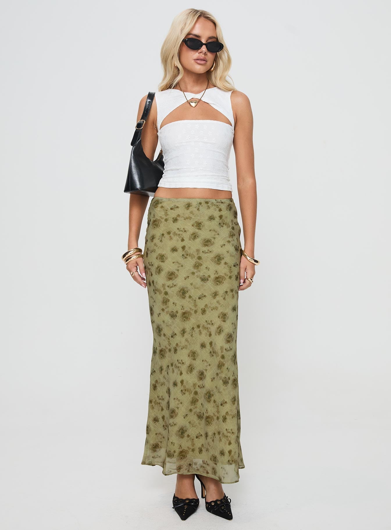 Martiney Twisted Tank Top White - women's top by Ellevoria - view 3
