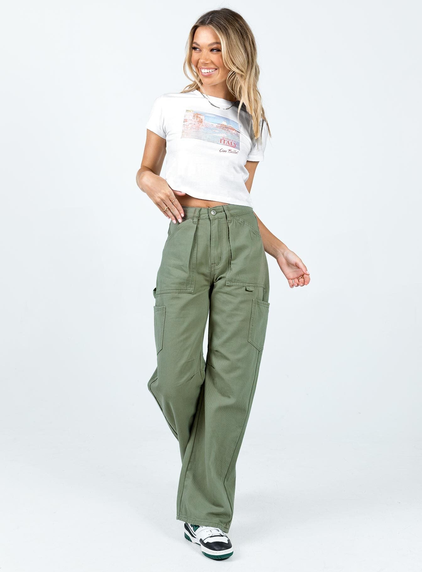 Italy Love Tee Ivory - women's top by Ellevoria - view 3
