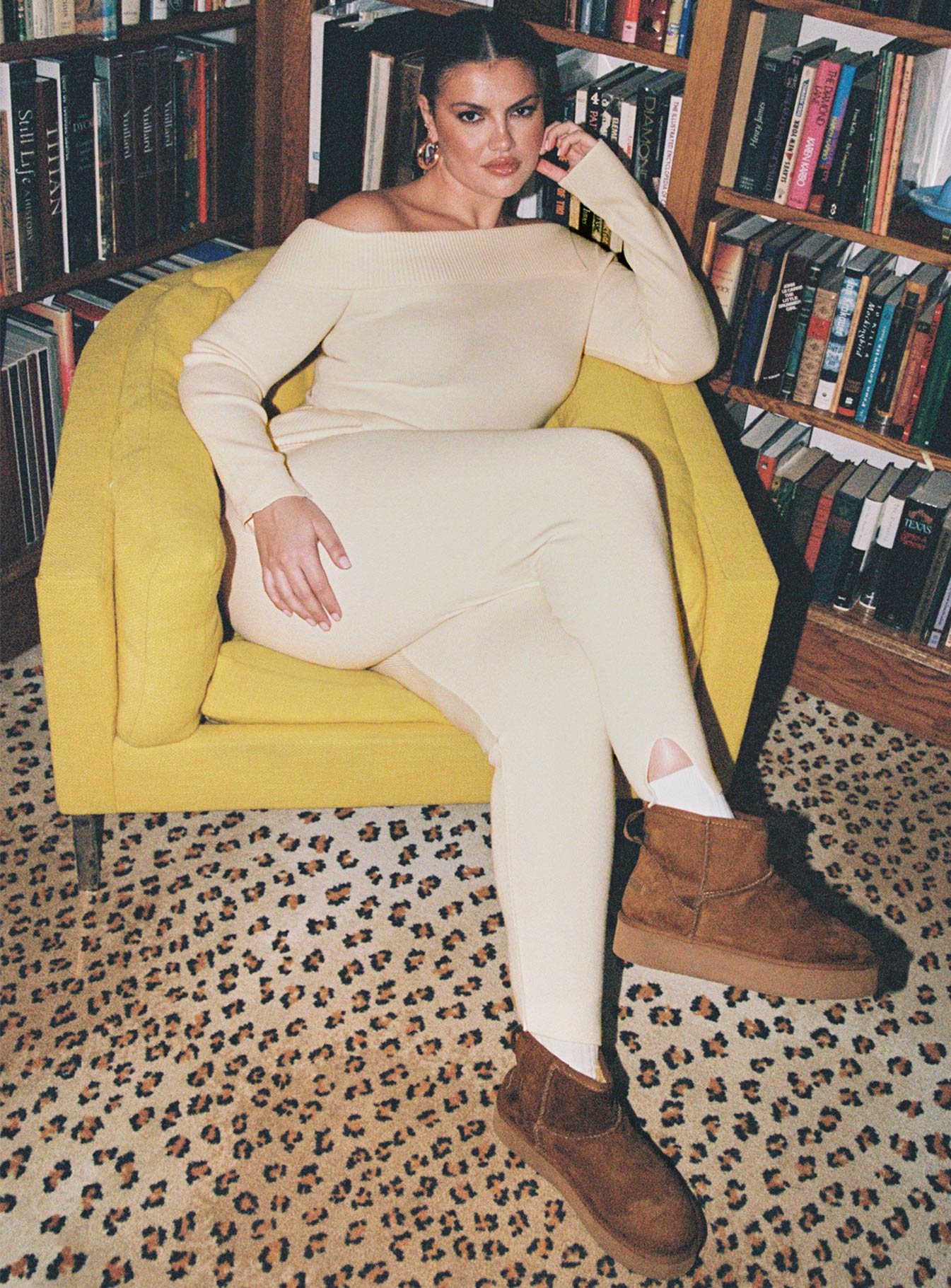 Macallan Leggings Cream Curve women's pant set by Ellevoria