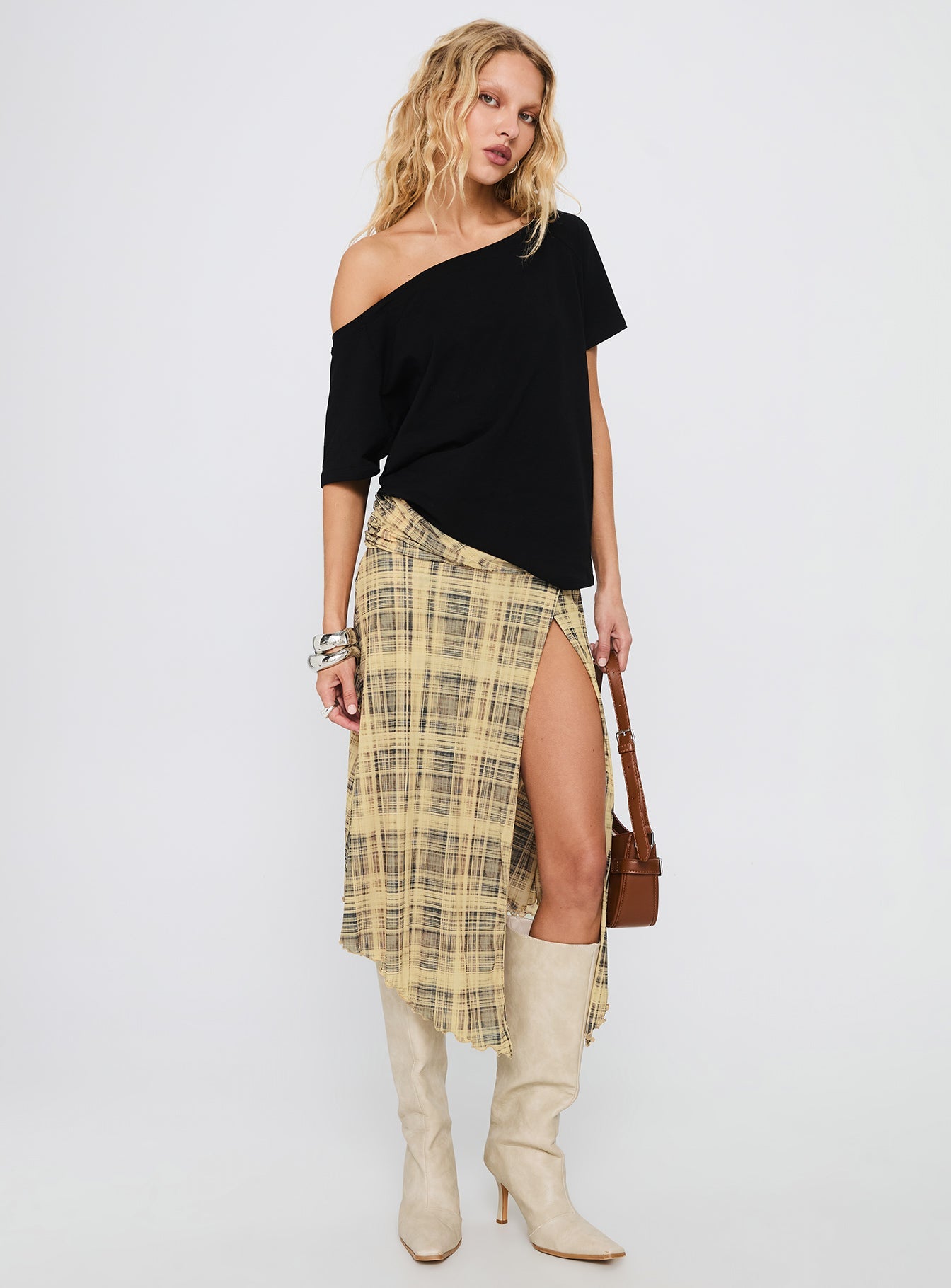 Icon Baby Off Shoulder Top Black - women's top by Ellevoria - view 3