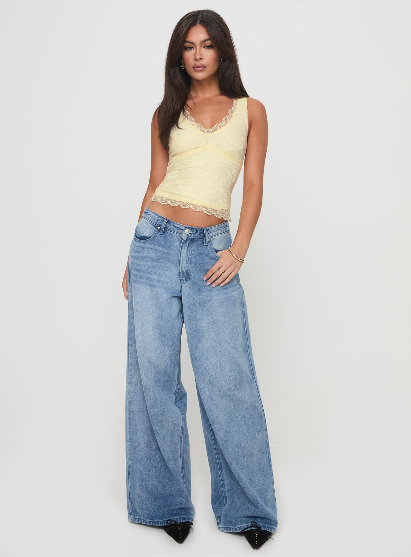 Far Away Top Yellow - women's top by Ellevoria - view 3