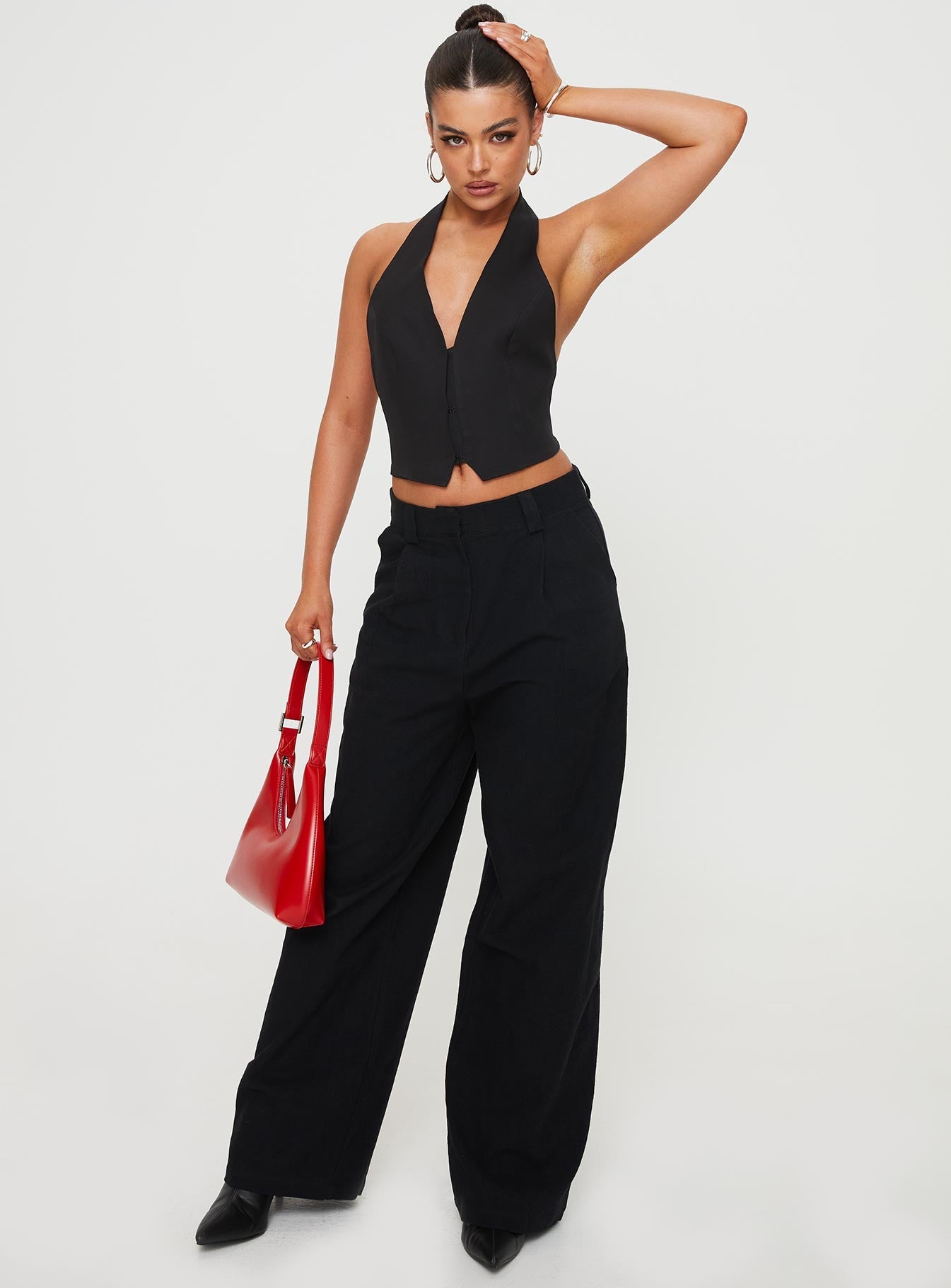 Je Suis Pants Black women's pant set by Ellevoria
