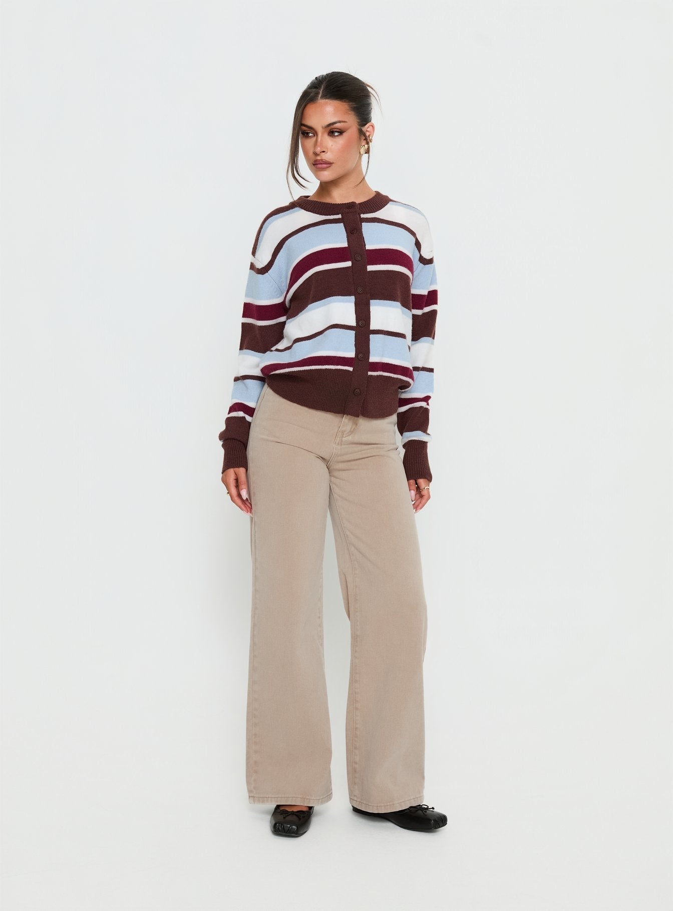 Nicolo High Rise Straight Leg Jeans Concrete women's denim jeans by Ellevoria