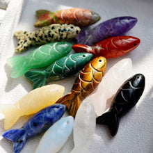 Crystal Fish Charm Pendant