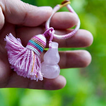 Rose Quartz Bag Hanging