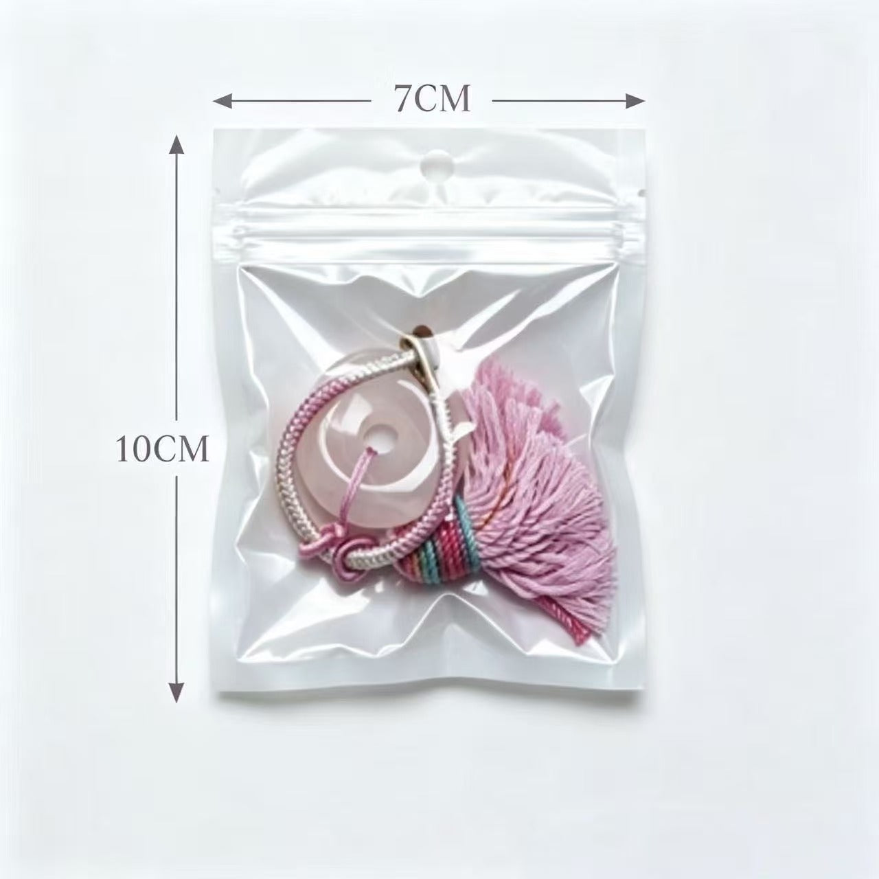 Rose Quartz Bag Hanging
