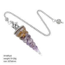 Crystal Chips Unicorn Pendulum