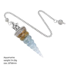 Crystal Chips Unicorn Pendulum