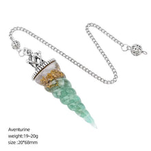 Crystal Chips Unicorn Pendulum