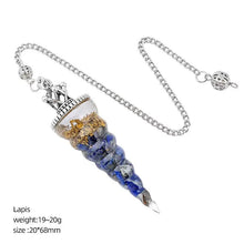 Crystal Chips Unicorn Pendulum