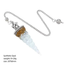 Crystal Chips Unicorn Pendulum