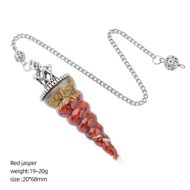 Crystal Chips Unicorn Pendulum