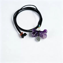 Natural Crystal Pet Memorial Necklace