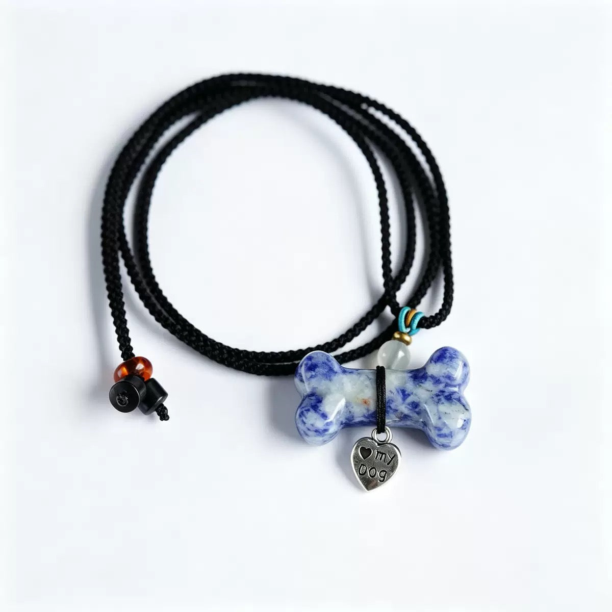 Natural Crystal Pet Memorial Necklace