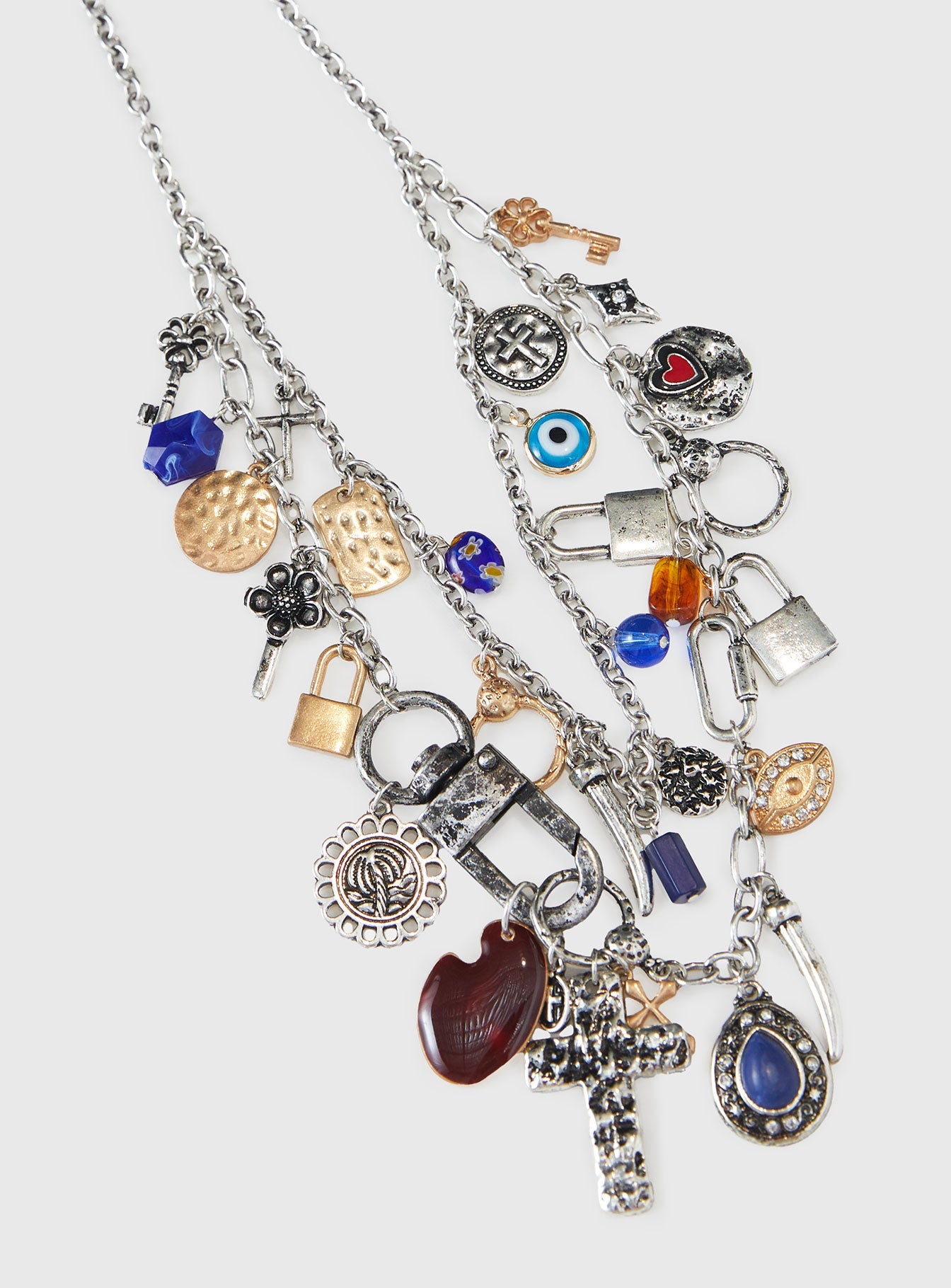 Unplugged Charm Necklace Multi women's necklace by Ellevoria