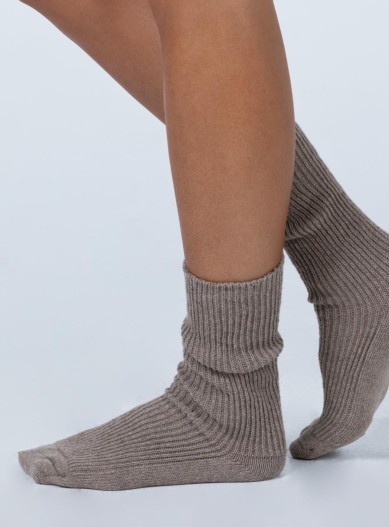 Sunday Mood Socks Beige women's socks by Ellevoria