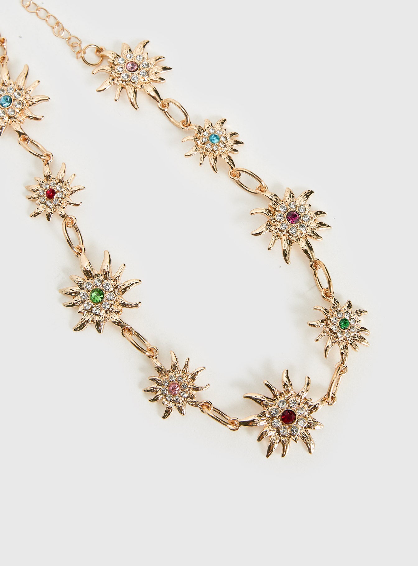 Sugary Statement Necklace Gold women's necklace by Ellevoria