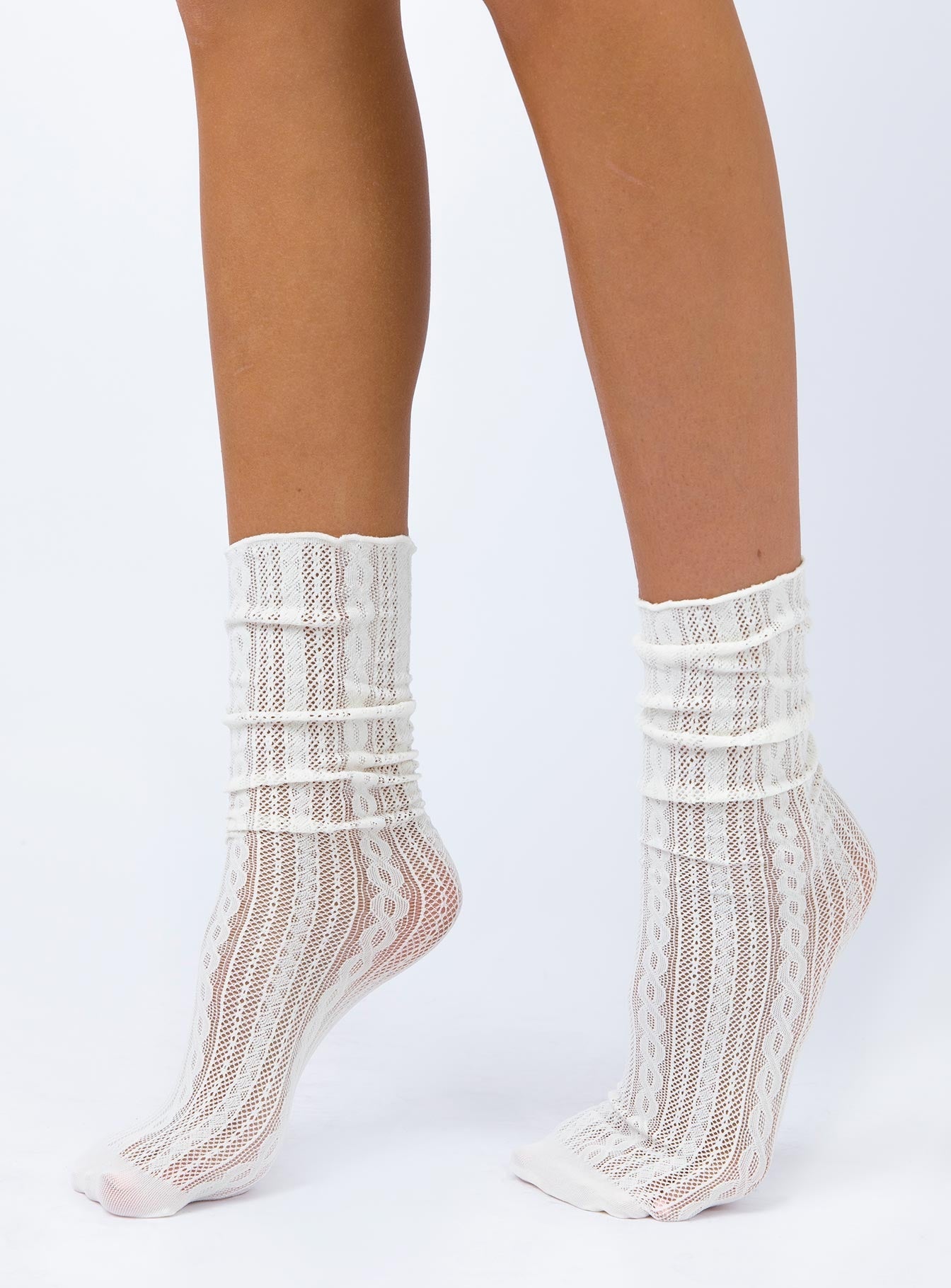 Every Woman Socks Cream women's socks by Ellevoria