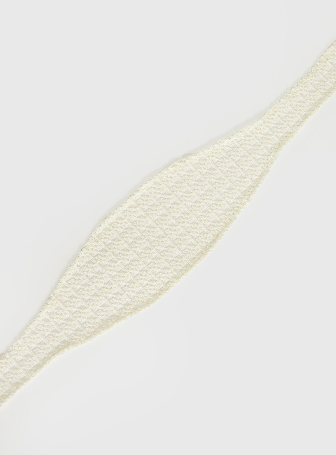 Keighla Crochet Hair Scarf Cream women's accessory by Ellevoria
