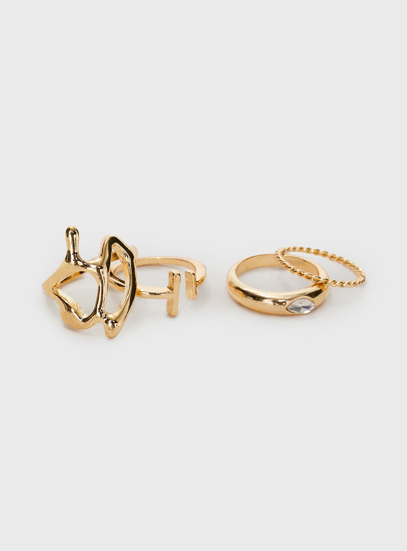 Better Together Ring Set Gold women's ring by Ellevoria