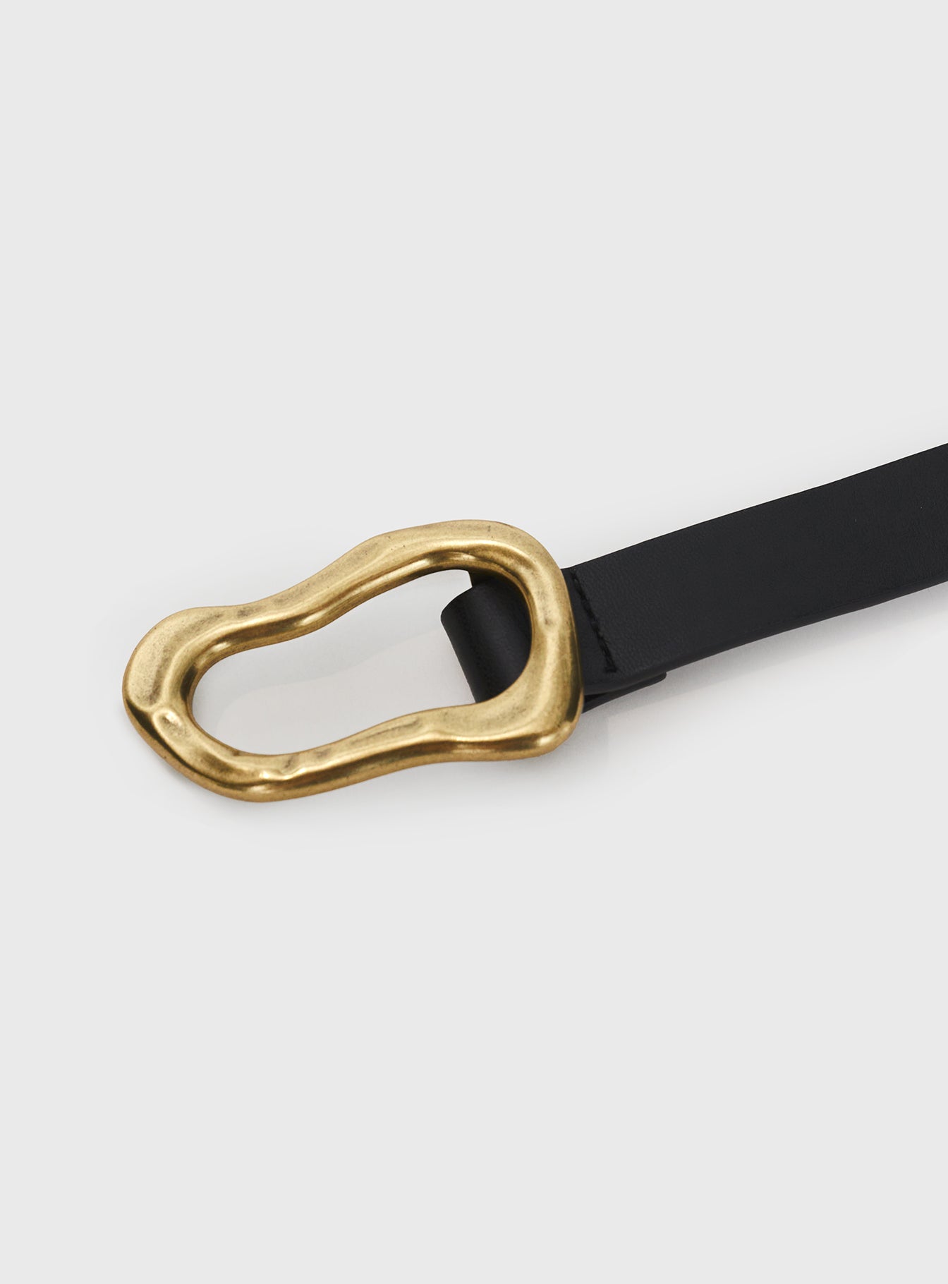 Leto Belt Black / Gold women's belt by Ellevoria