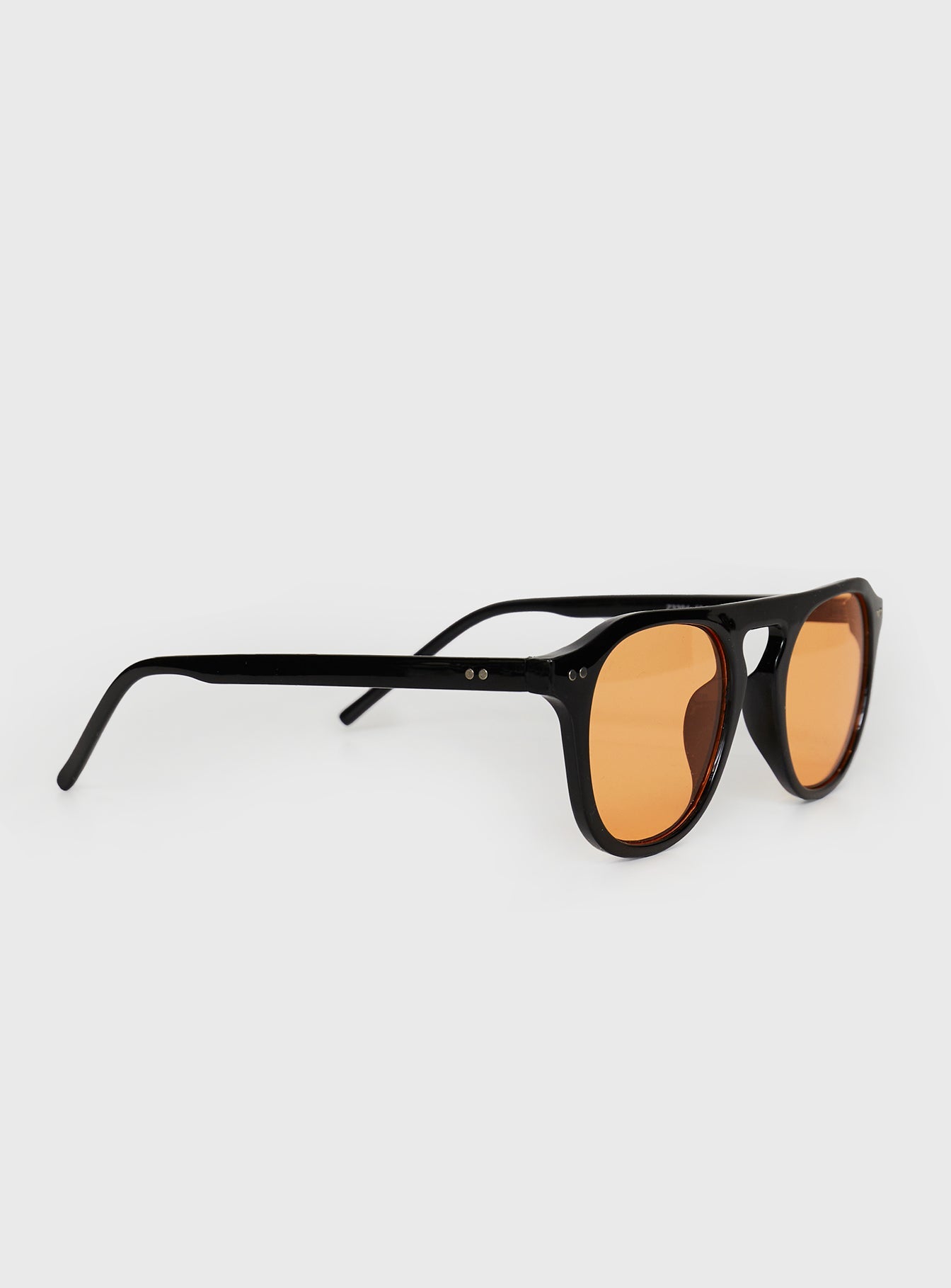 Matilda Sunglasses Black / Orange women's sunglasses by Ellevoria