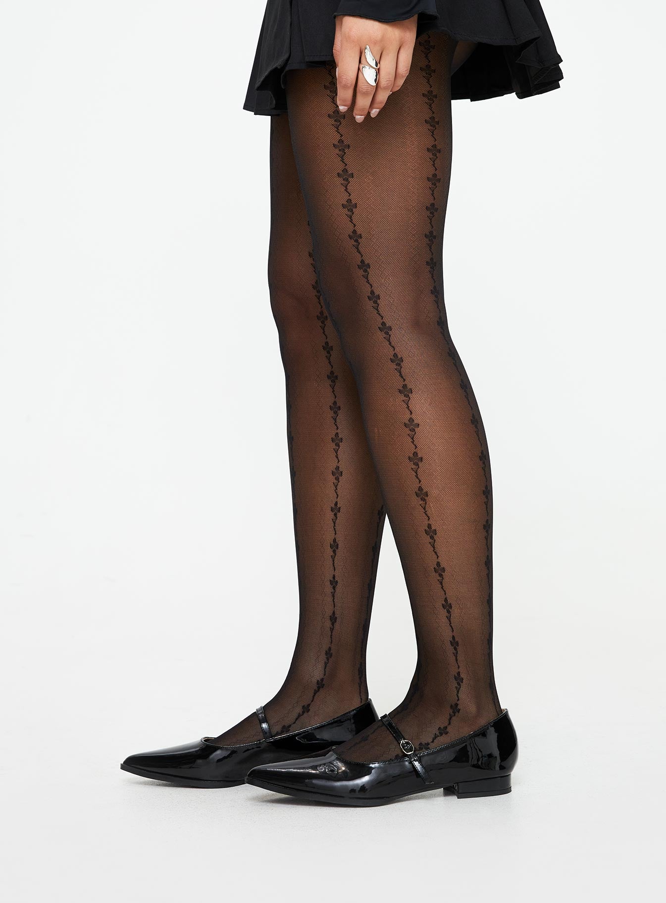 Ellanor Stockings Black women's tights by Ellevoria