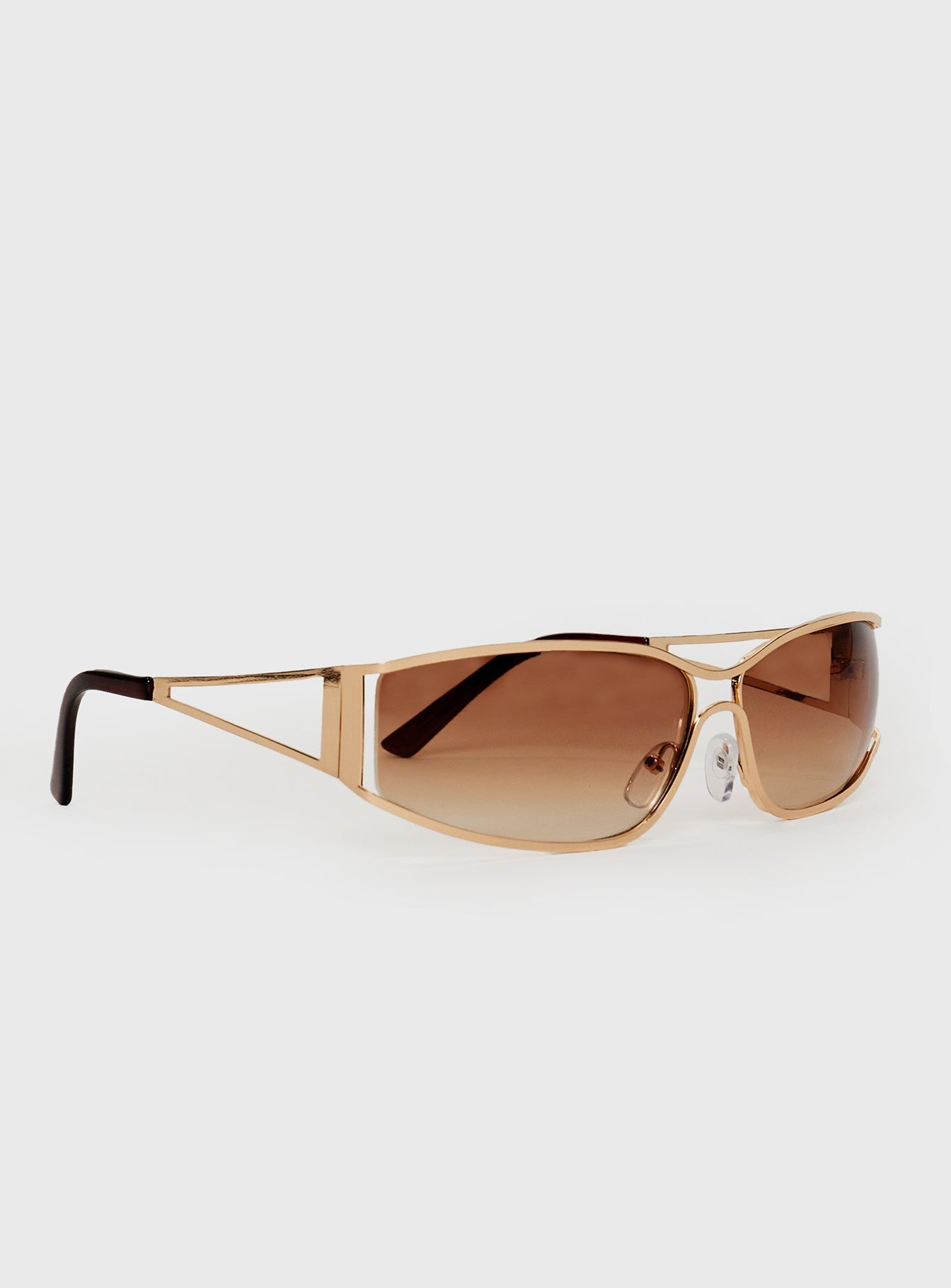 Dyxon Sunglasses Gold/brown women's sunglasses by Ellevoria
