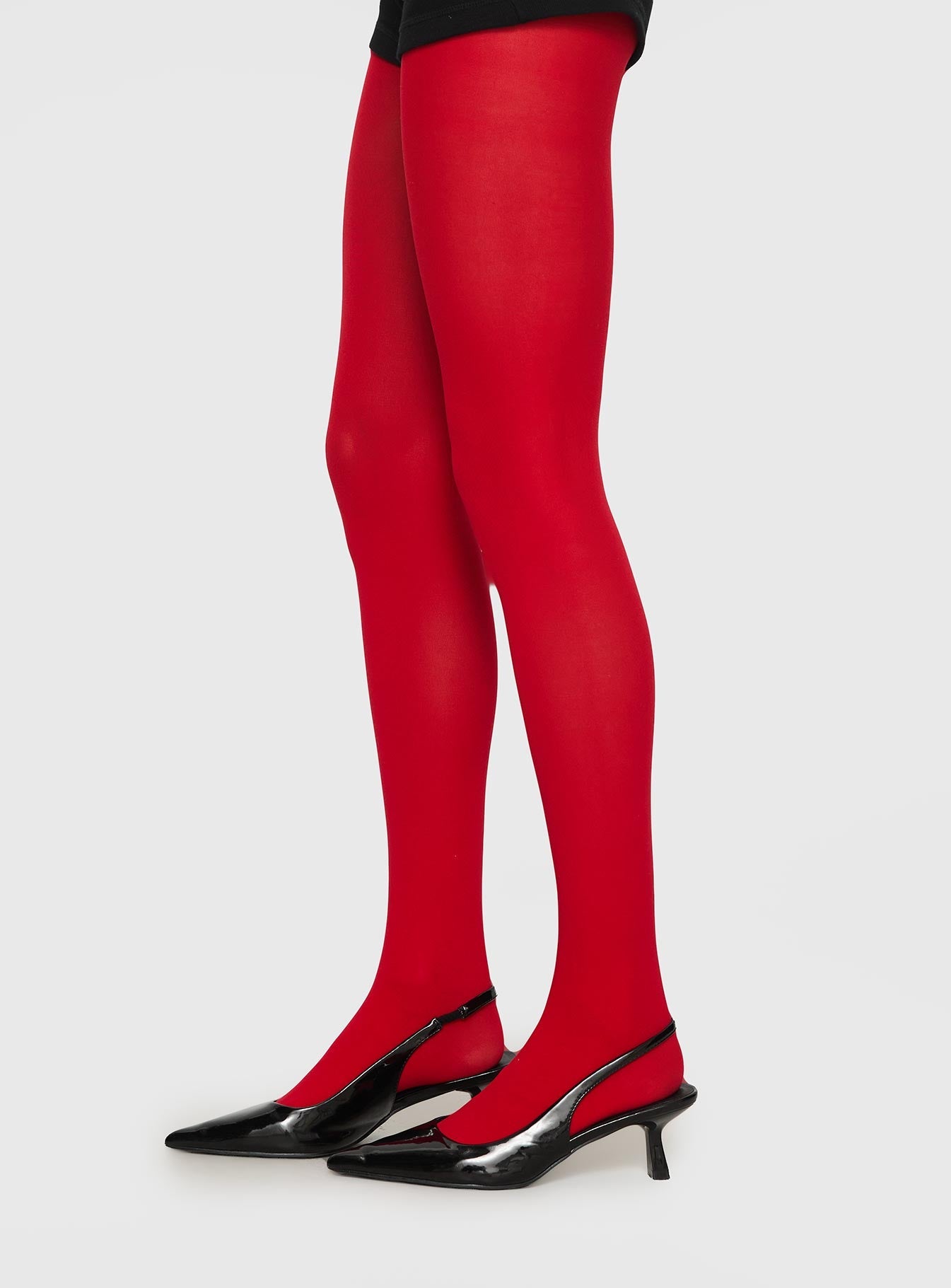 Harpur Tights Red women's tights by Ellevoria