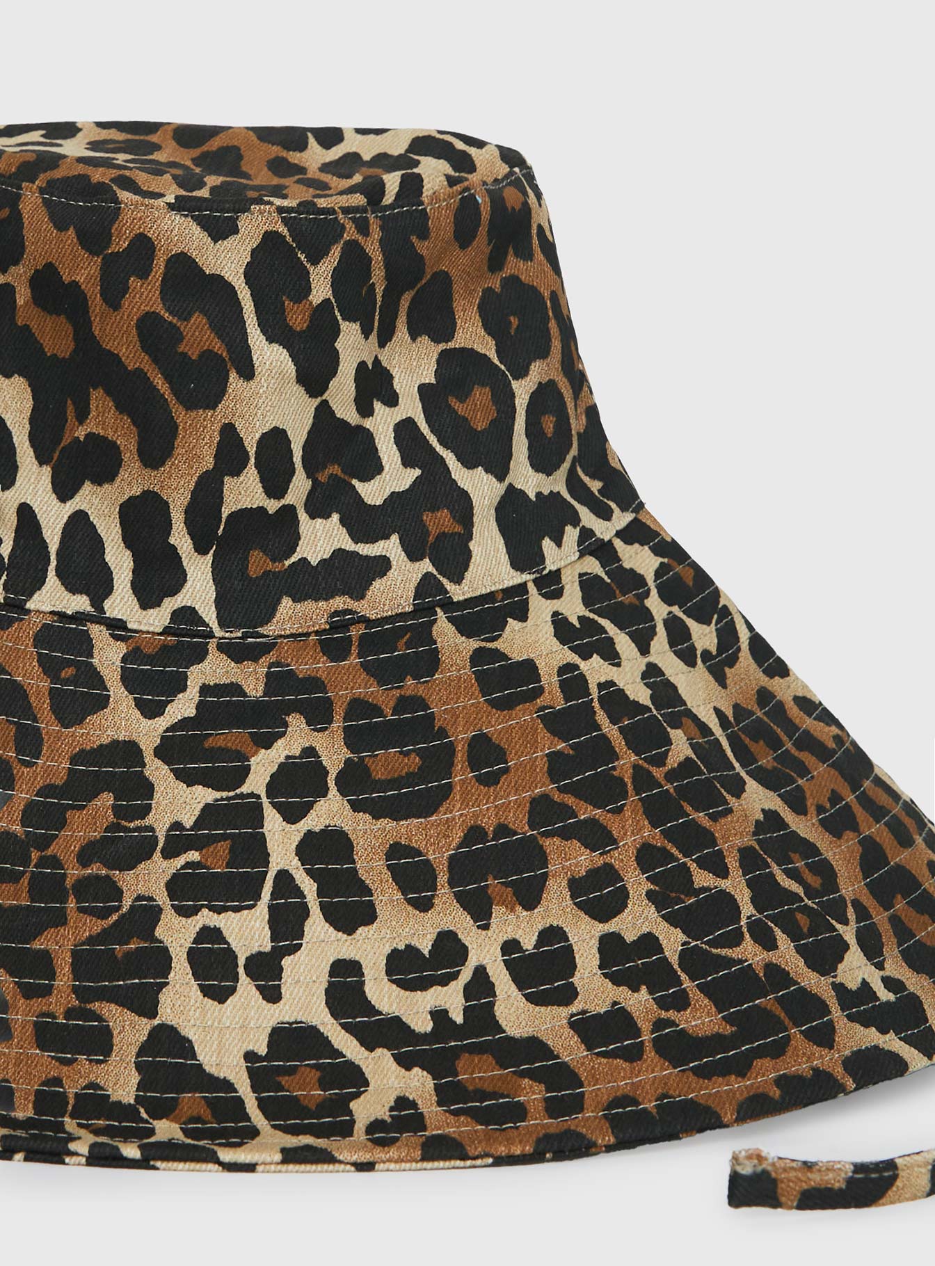 Samual Oversized Bucket Hat Leopard women's accessory by Ellevoria