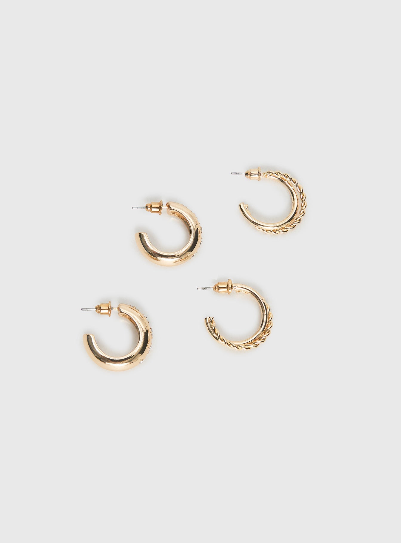 Eventually Earring Set Gold women's earrings by Ellevoria