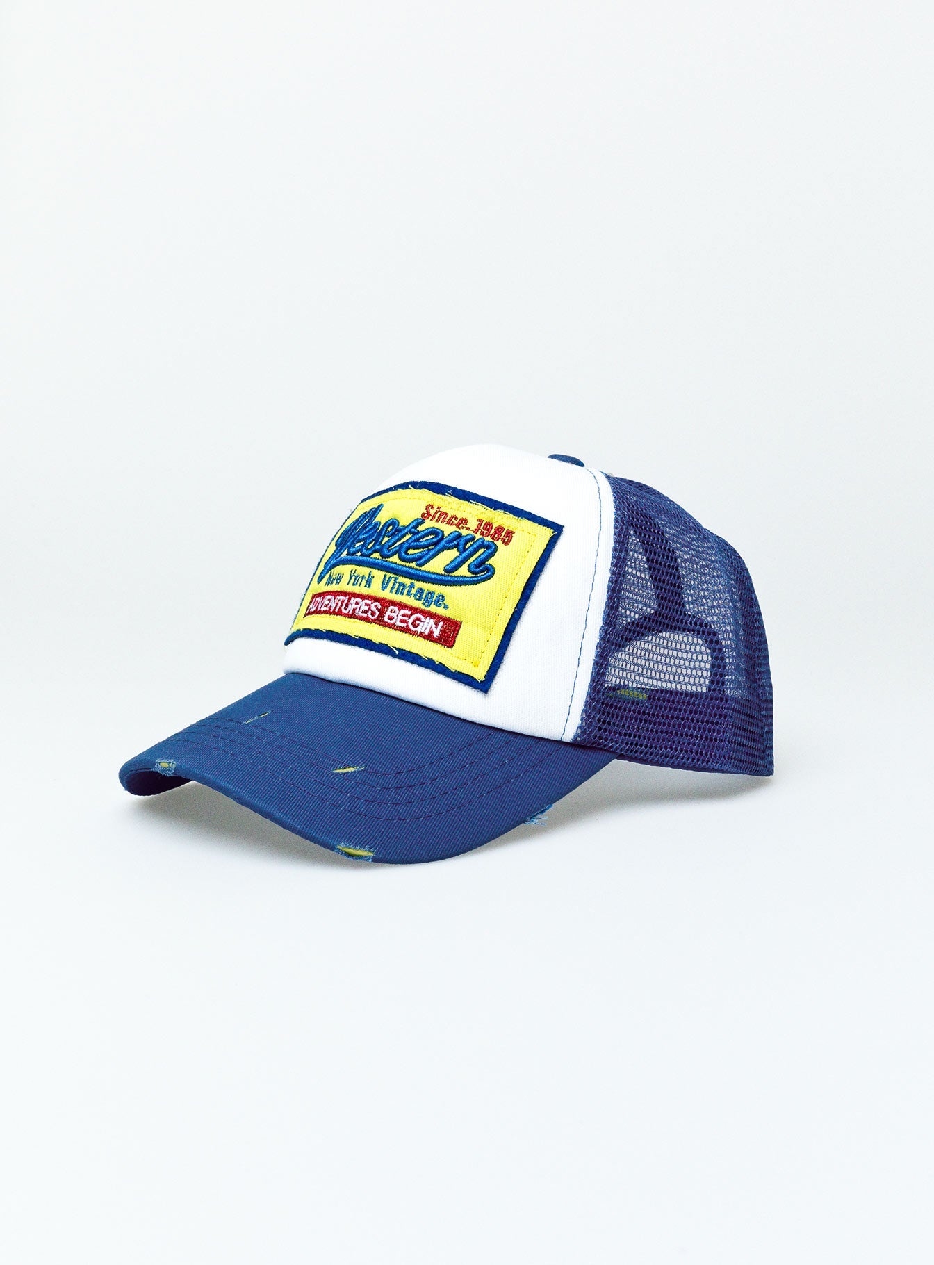 Adventures Trucker Hat Blue women's accessory by Ellevoria
