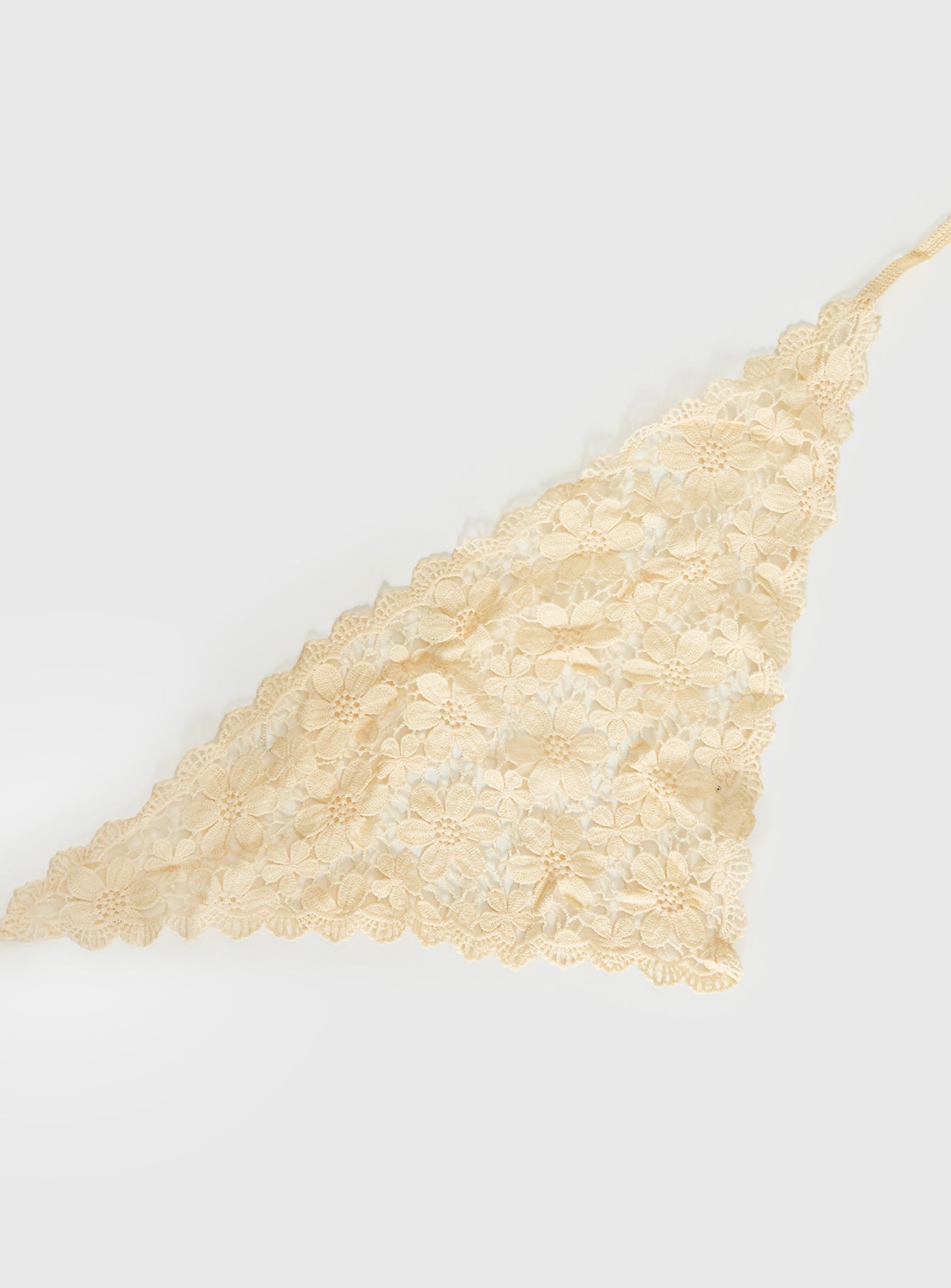 Lilibette Crochet Hair Bandana Butter women's hair accessory by Ellevoria