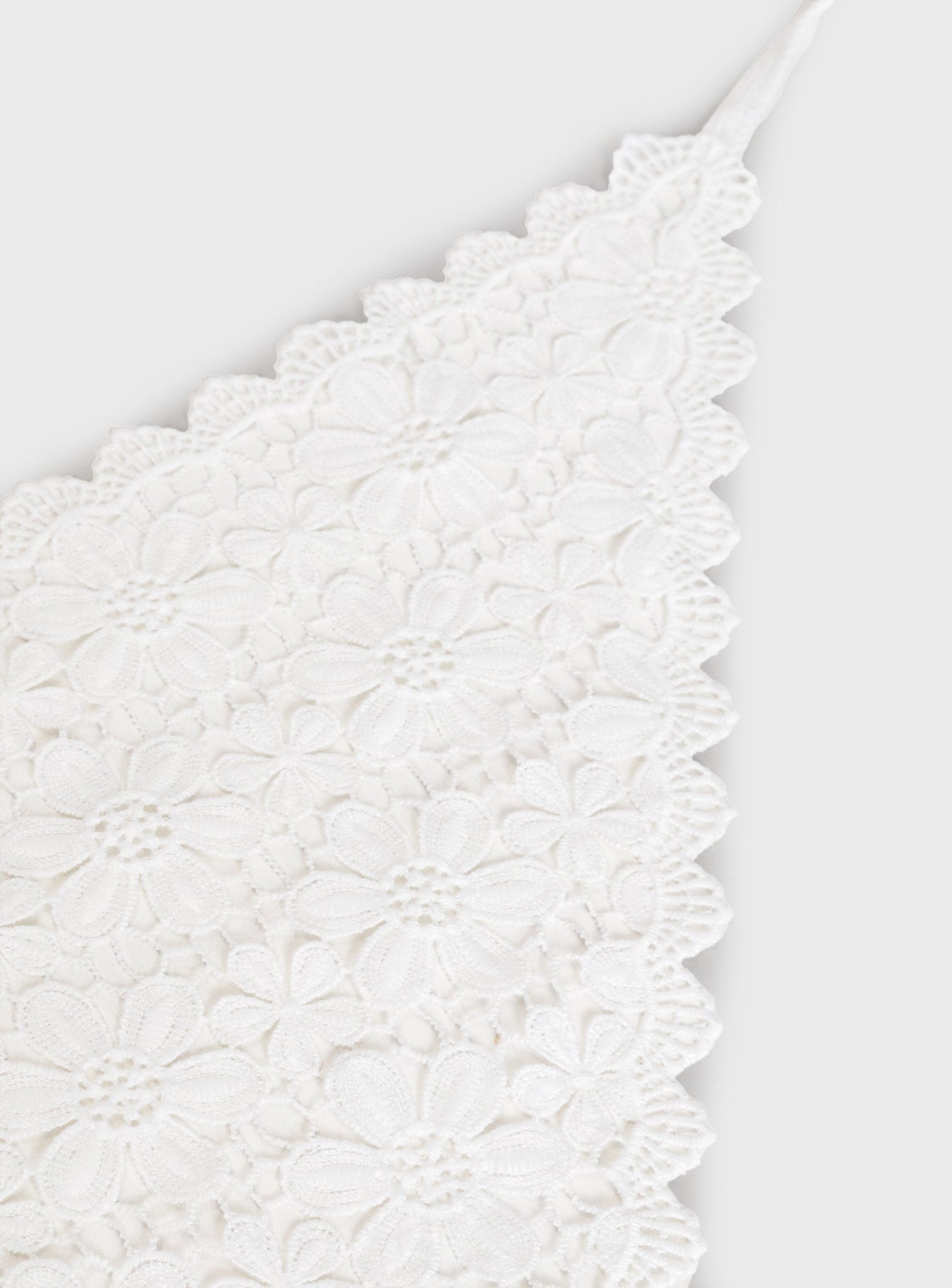 Pinot Lace Hair Scarf White women's hair accessory by Ellevoria