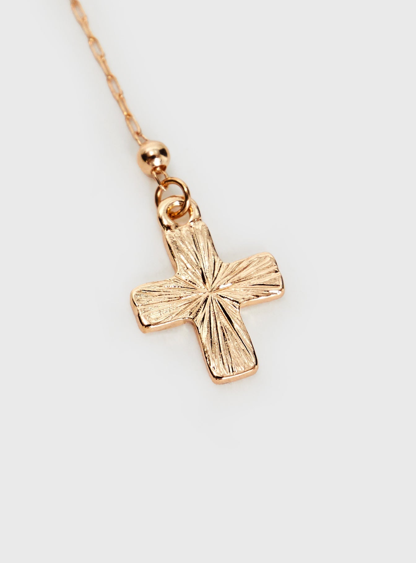 Leonidas Lariat Necklace Gold women's necklace by Ellevoria