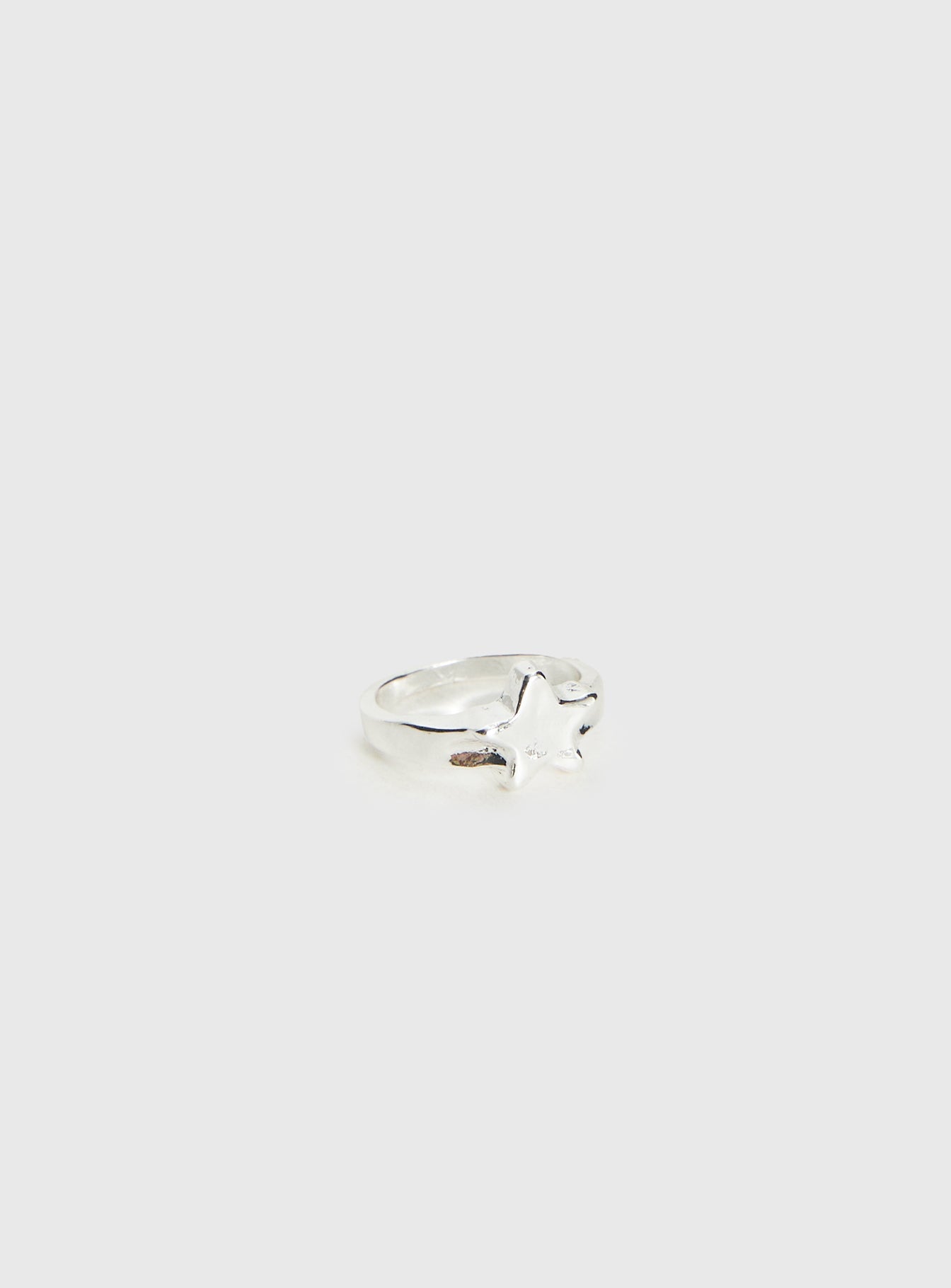 Marcelline Star Ring Silver women's ring by Ellevoria