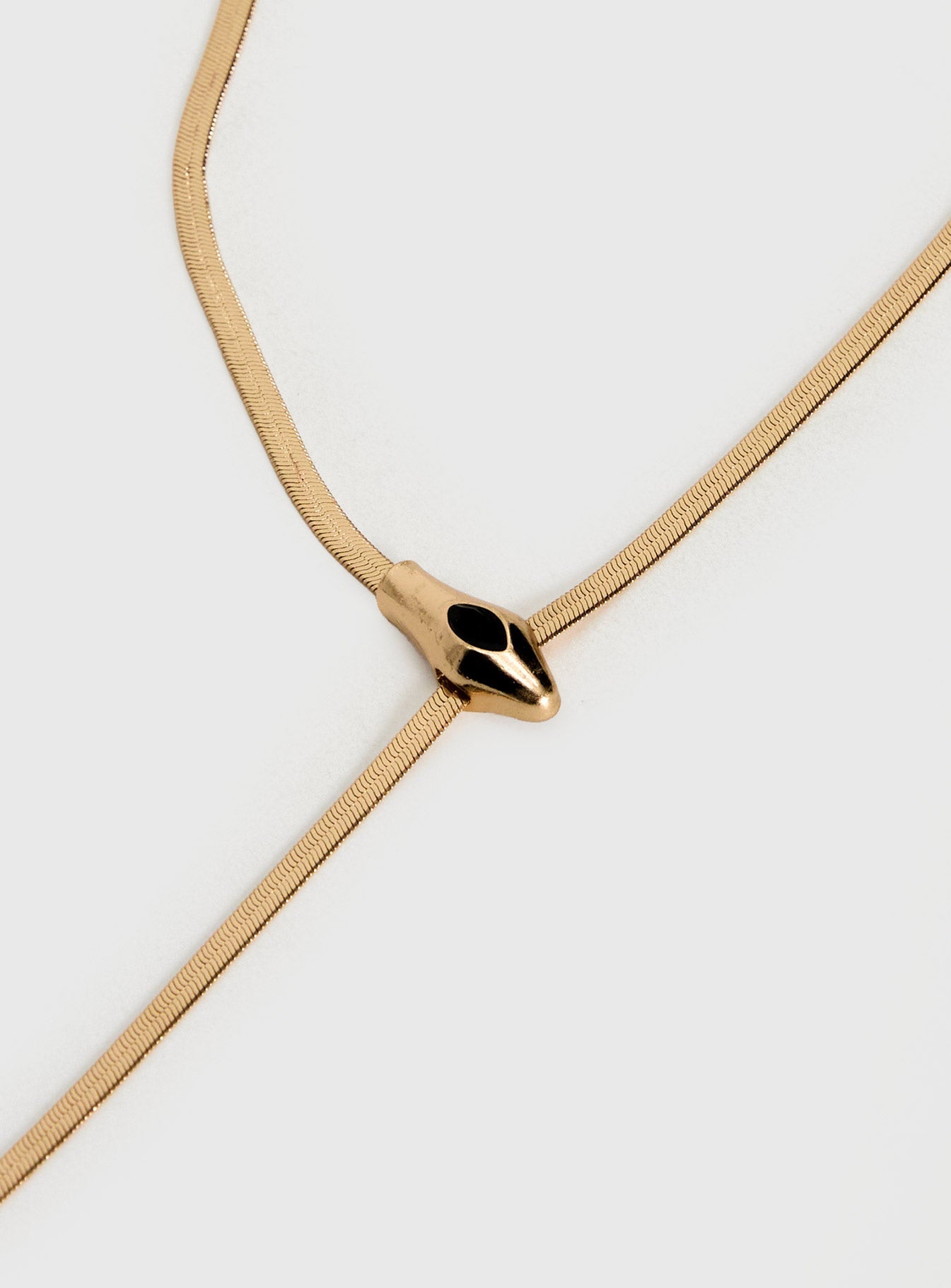 Emilea Y Necklace Gold women's necklace by Ellevoria