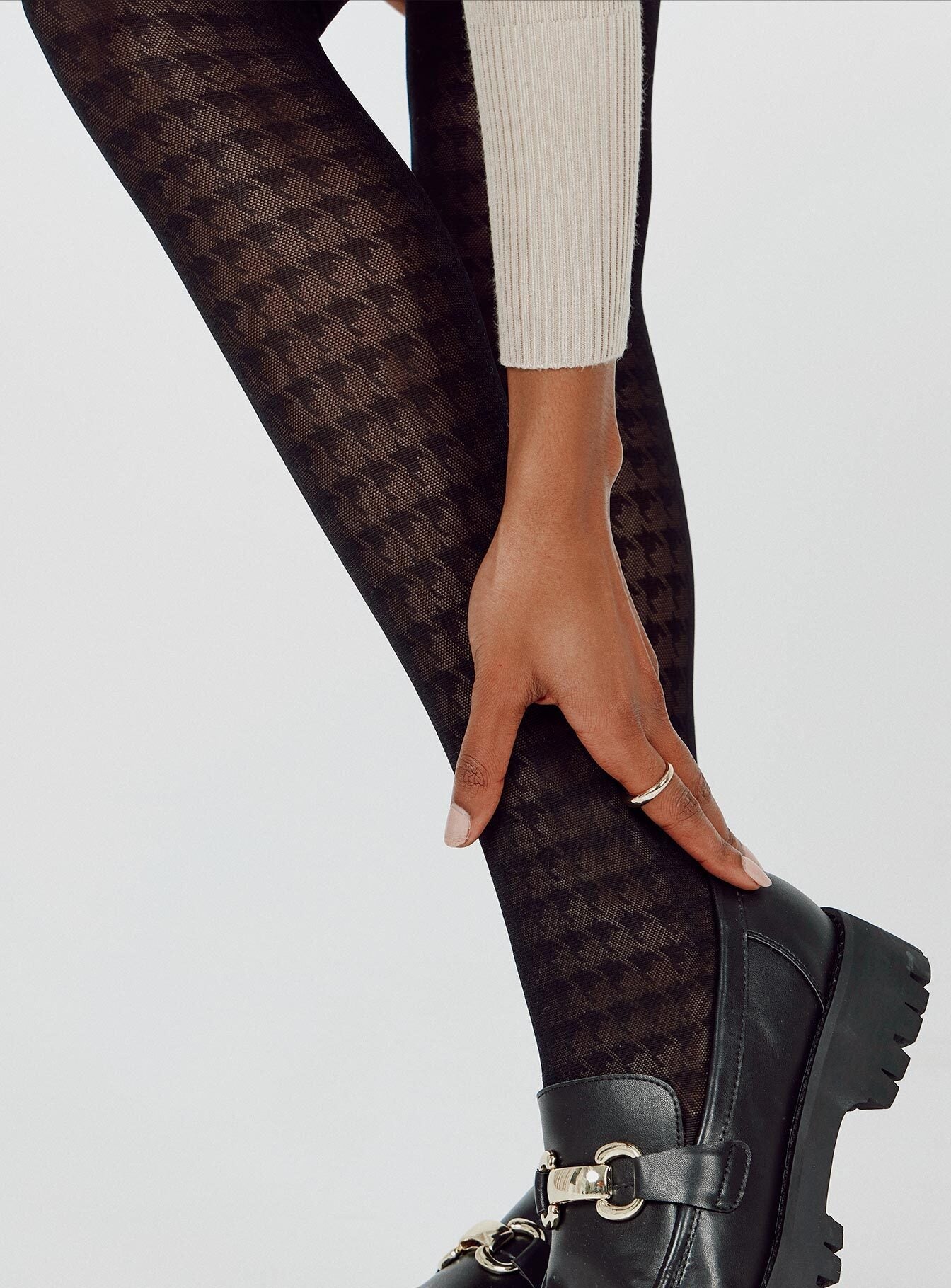 Parisian Nights Stockings Black women's tights by Ellevoria