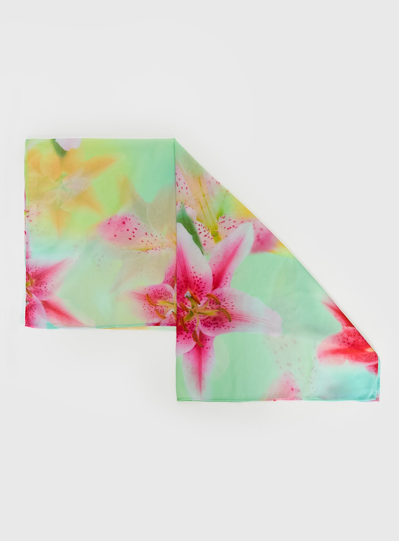 Nellie Hair Scarf Aqua Tropical women's accessory by Ellevoria
