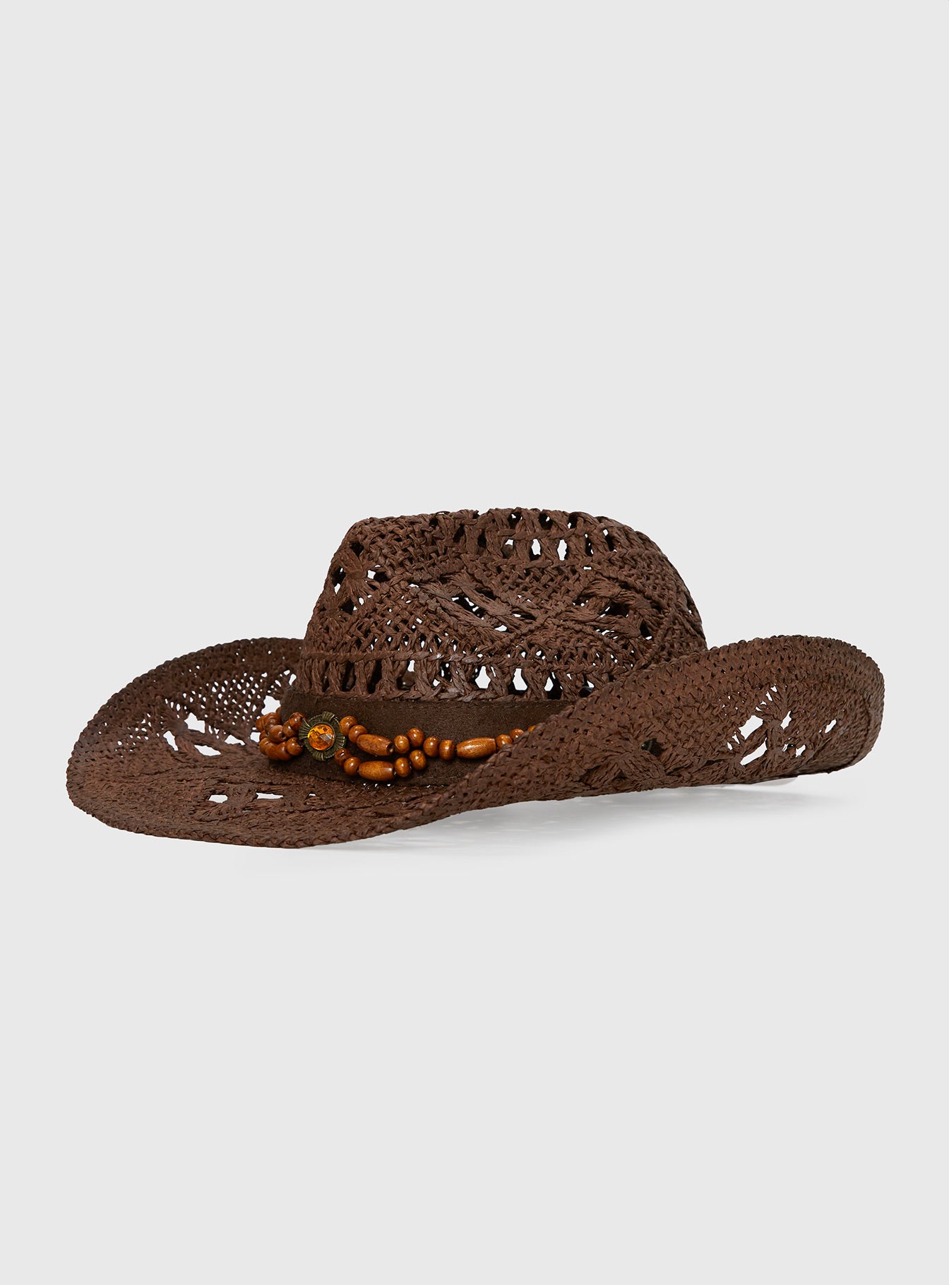 Hazie Cowboy Hat Dark Brown women's accessory by Ellevoria