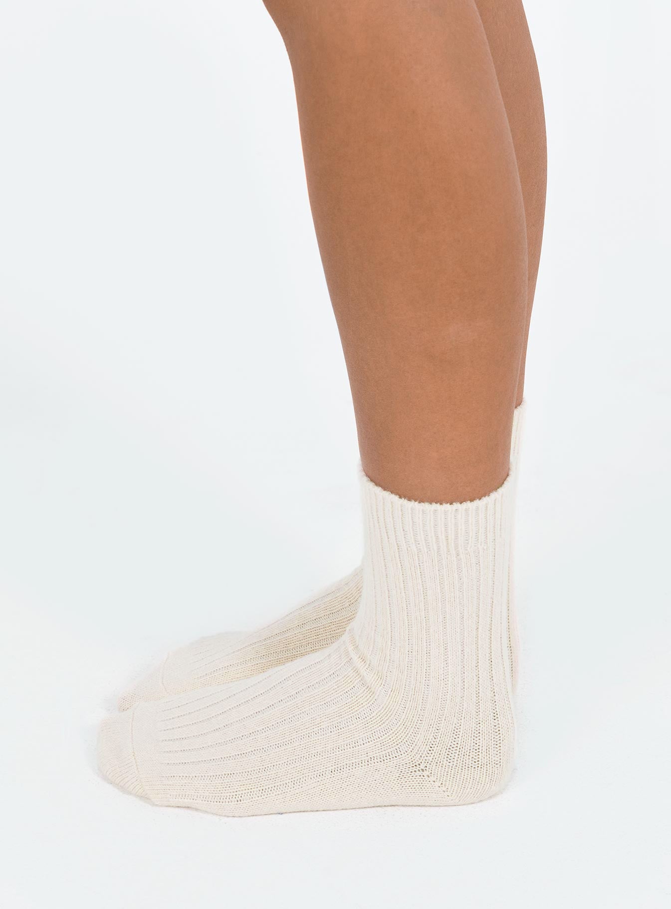 Janice Socks Beige women's socks by Ellevoria