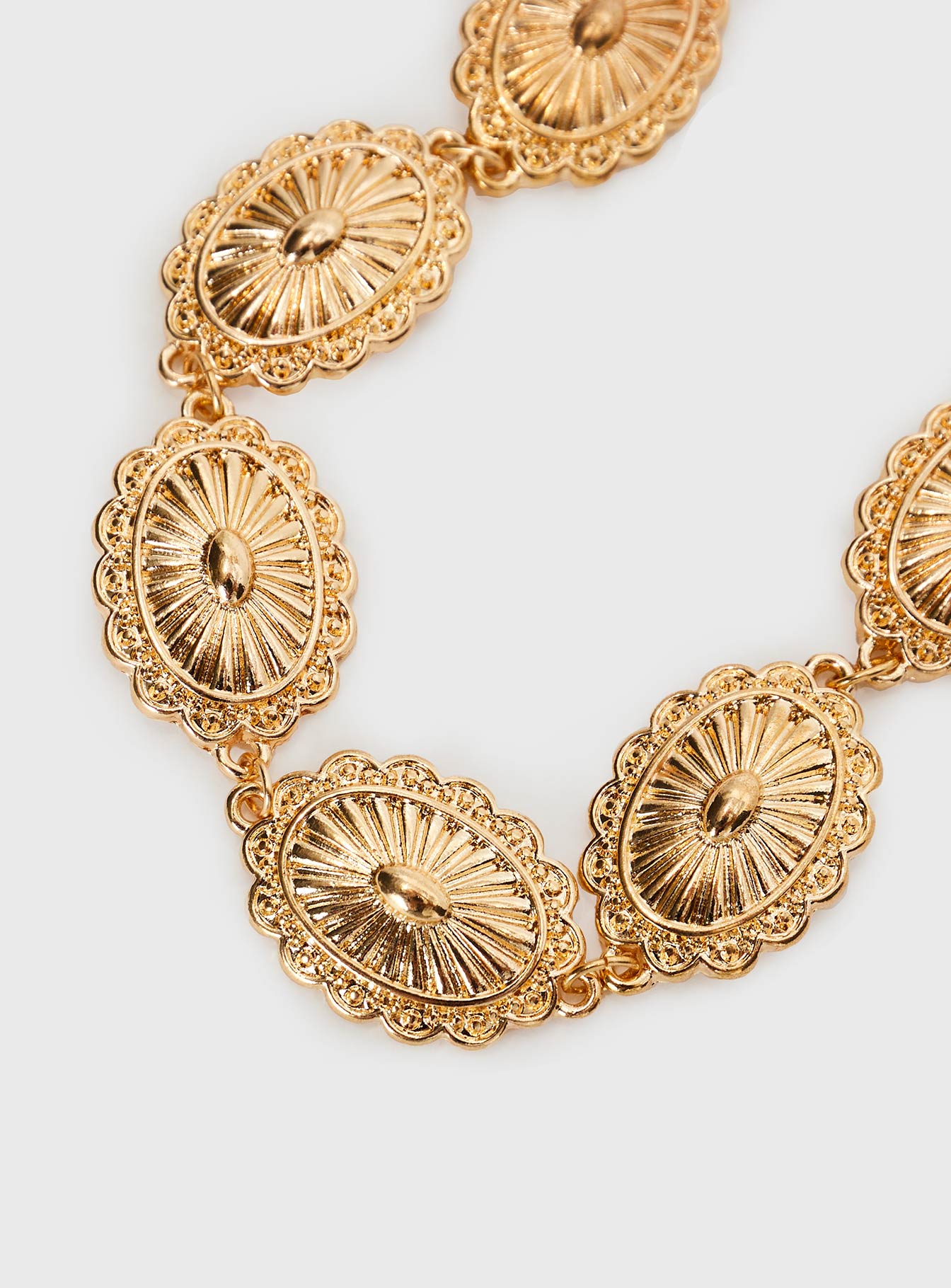 Sunder Chain Belt Gold women's belt by Ellevoria