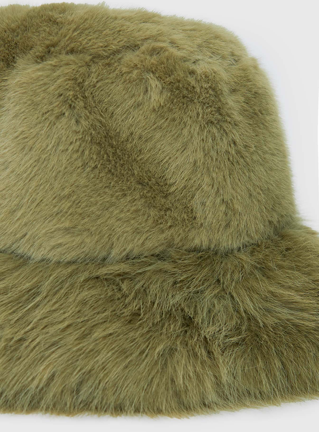 Avaah Fluffy Hat Green women's accessory by Ellevoria