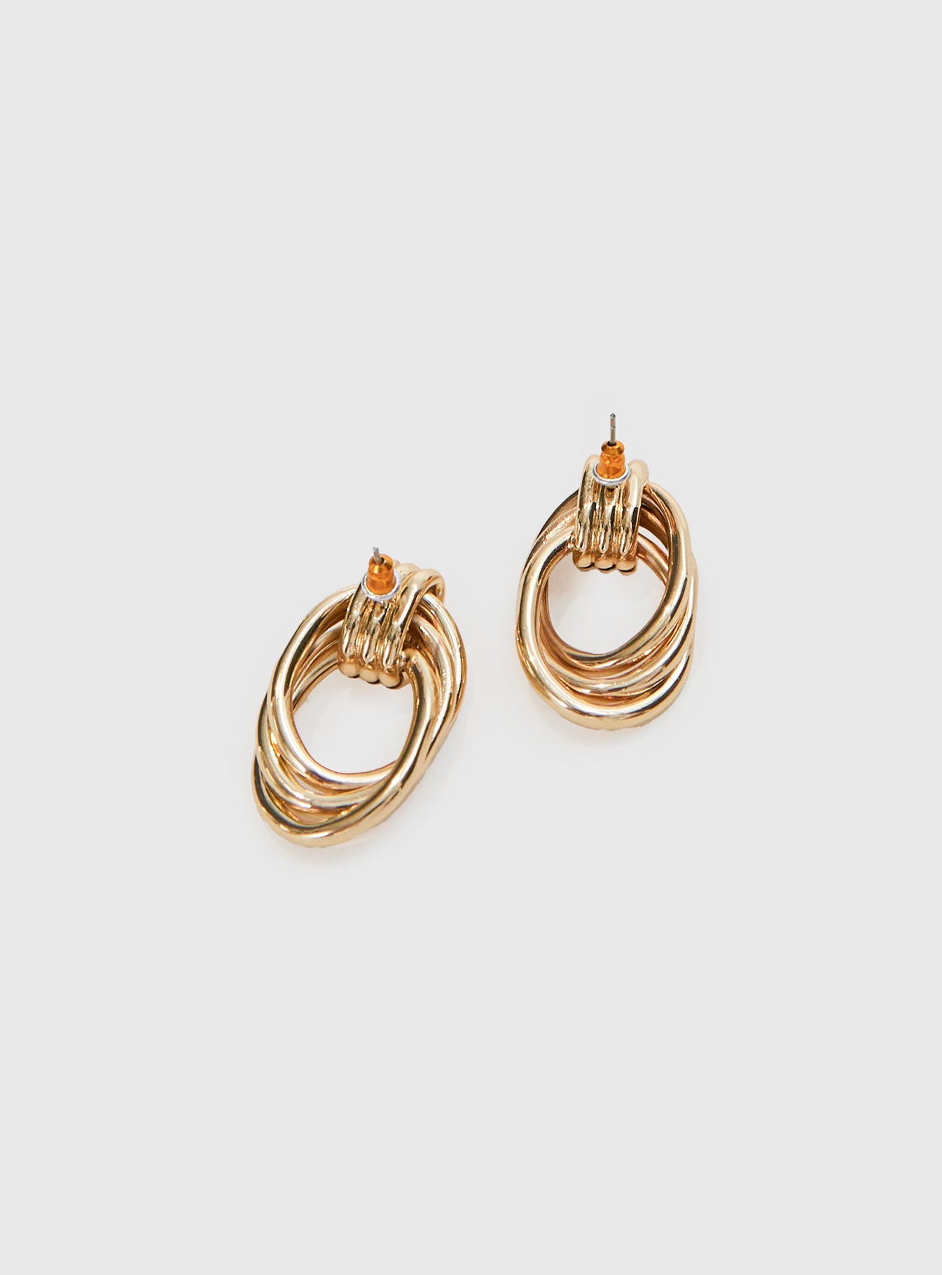 Big Star Linked Earrings Gold women's earrings by Ellevoria