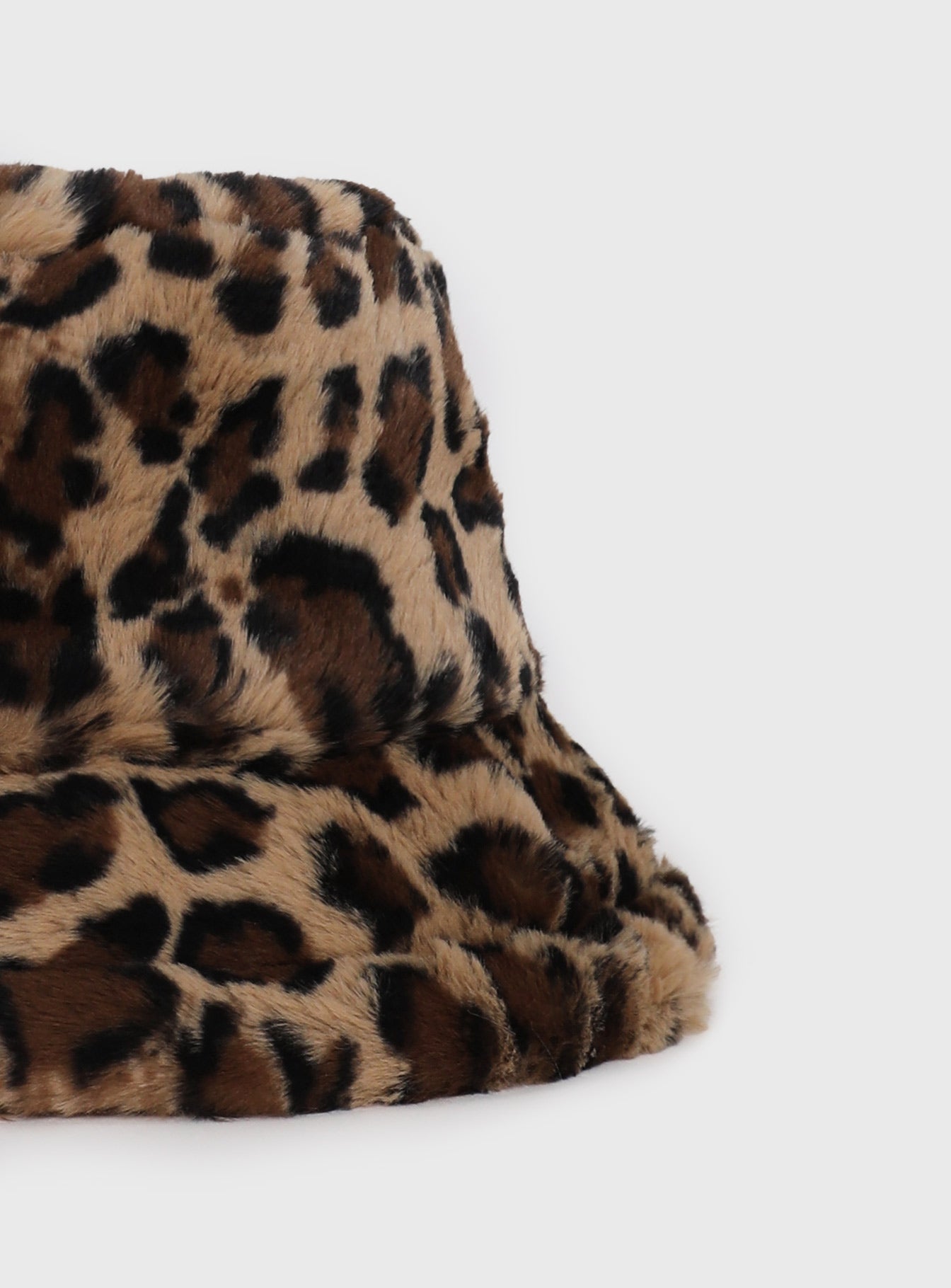 Frankle Faux Fur Bucket Hat Leopard women's accessory by Ellevoria