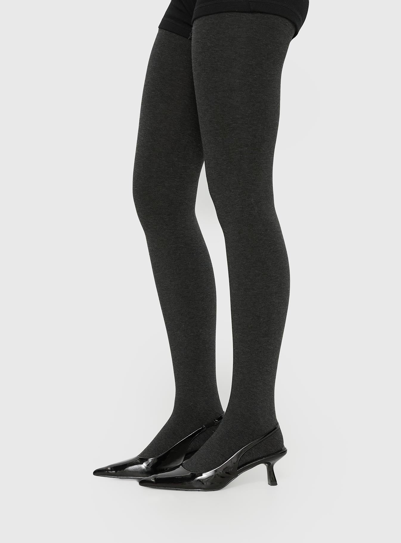 Ayver Tights Grey women's tights by Ellevoria