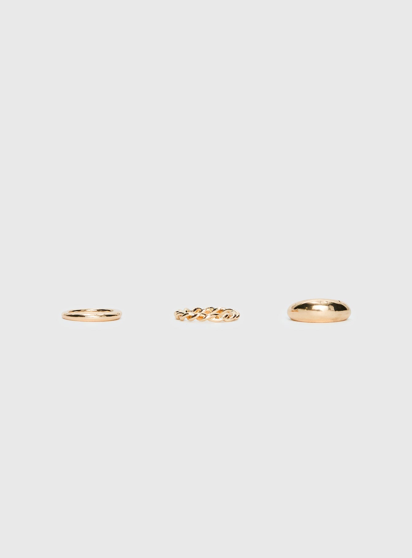 Edge Of Seventeen Ring Pack Gold women's ring by Ellevoria
