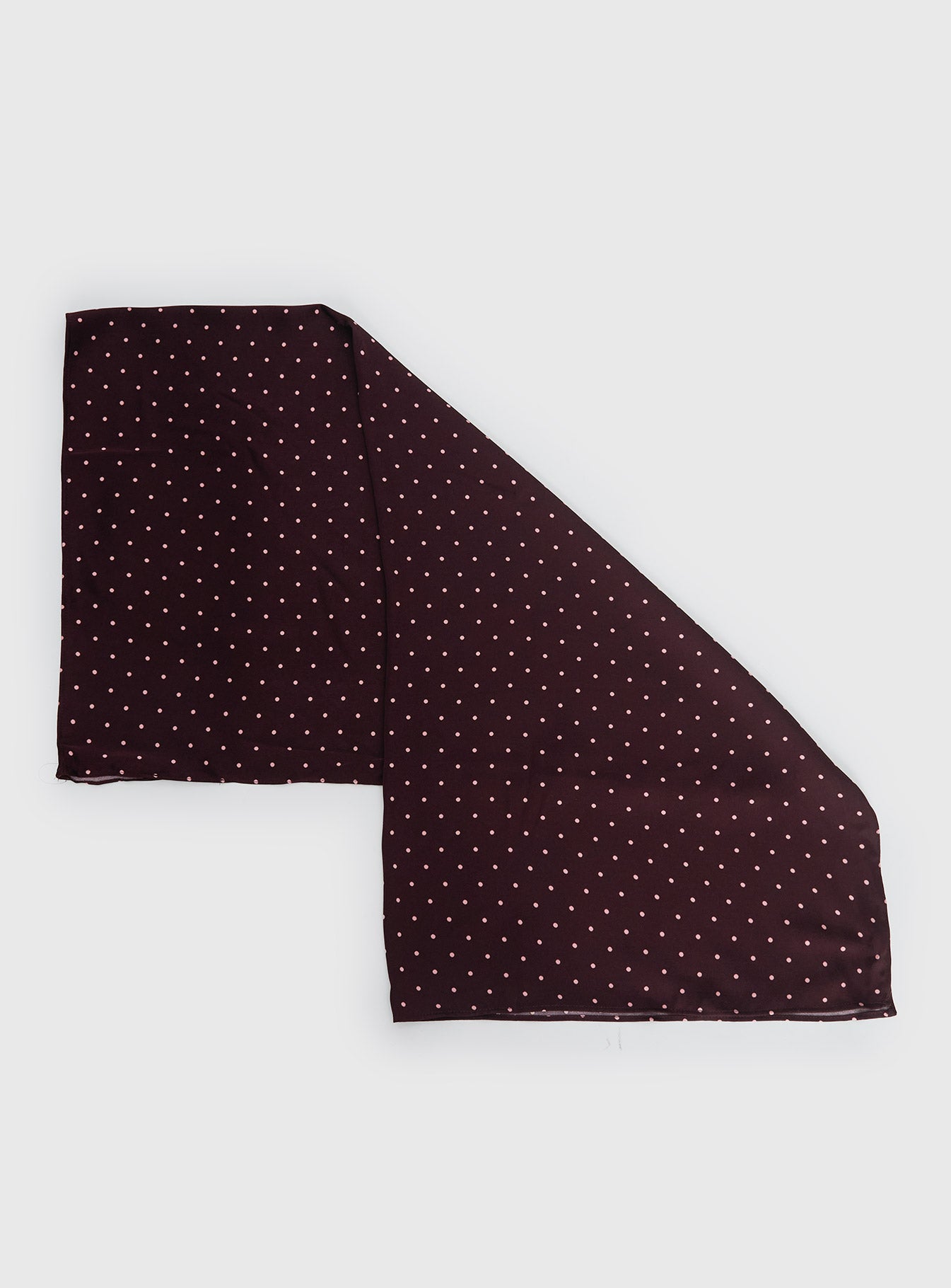 Wanna Be Mine Scarf Brown Polka women's hair accessory by Ellevoria
